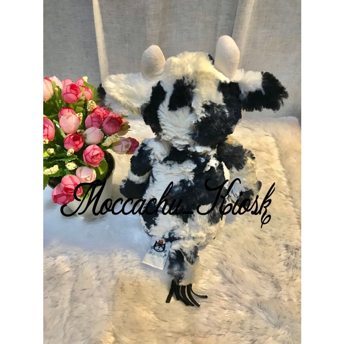 Sale Terbatas Original Jellycat Doll Bashful Cow/Boneka Sapi/Boneka Hewan-Binatang Aman