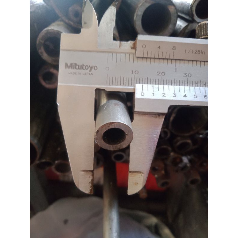 HJK pipa besi seamless od 13mm id 8mm tebal 2,5mm ready panjang 70cm dan 100cm