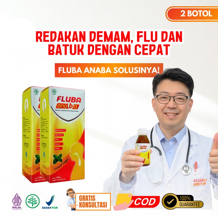 

Madu Fluba Anaba Atasi Flu Batuk Dan Insomnia - Paket 2 Botol
