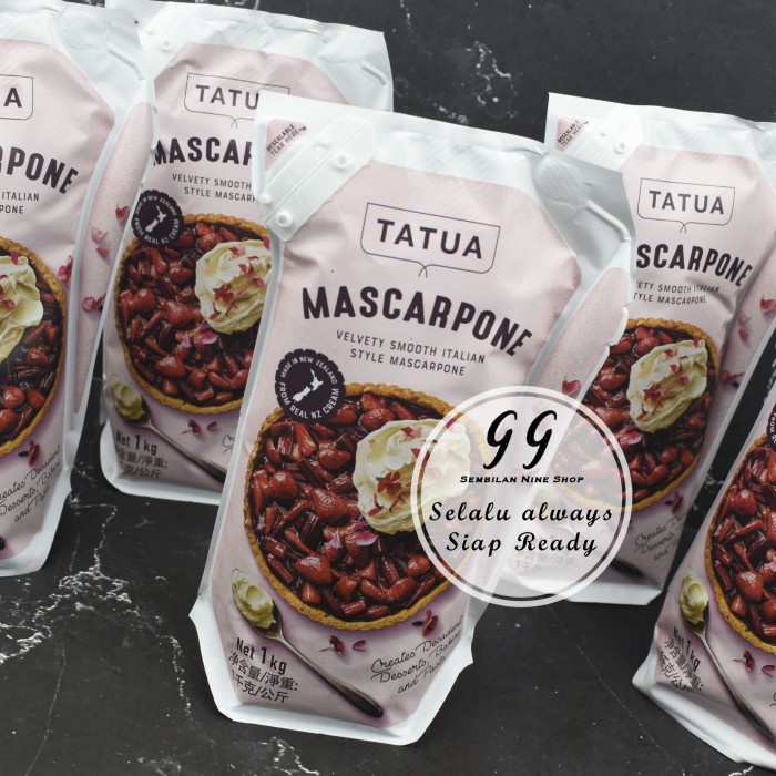

TATUA MASCARPONE Cheese 1 KG Keju Mascarpon Maskarpon