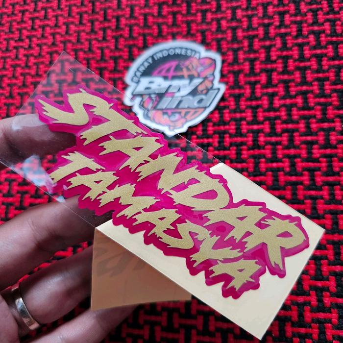 

Sticker Stiker Standar Tamasya Cutting