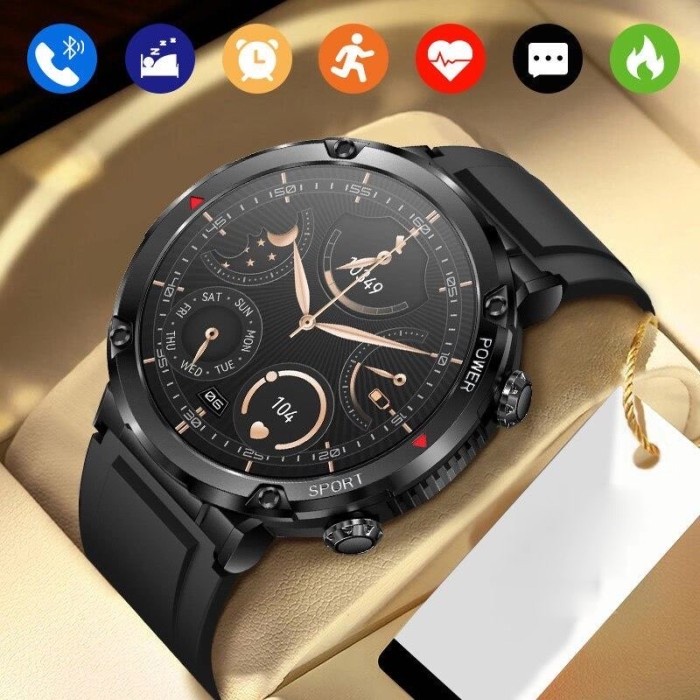 T30 Smart Watch Jam Tangan Pintar Pria 600MAh Panggilan BT