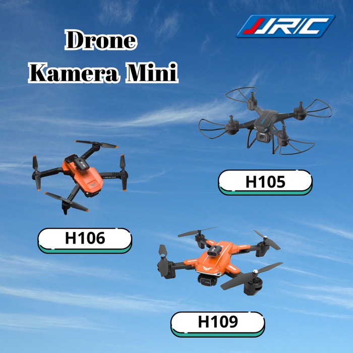 Drone Mini JJRC H109 4K Dual Camera Obstacle Gyro Optical - Orange