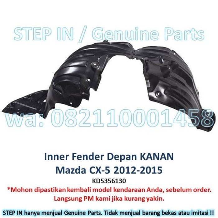 Gercep Inner Fender Liner Depan Linner Kanan Mazda Cx5 Cx-5 2012-2015 Ori New