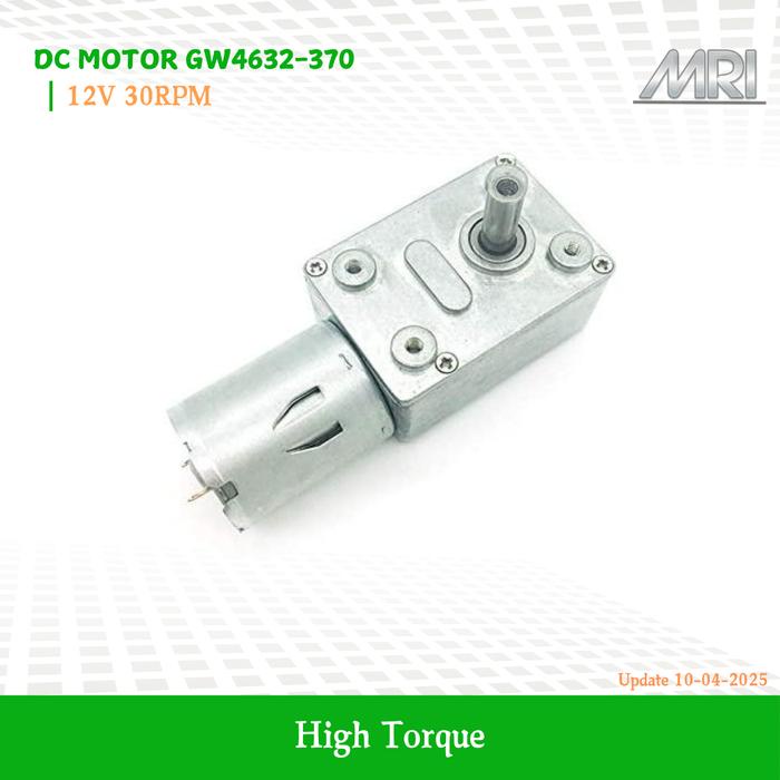 Dc Motor Gw4632-370 12V 30Rpm High Torque Murah