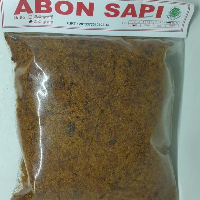 

BARANG TERLARIS Abon Sapi Asli Solo 250gr (Pedas & Tidak Pedas)