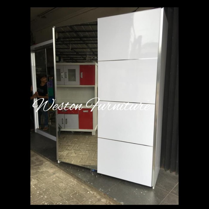 Lemari Pakaian 2 Pintu Jumbo Multiplek Duco Hpl