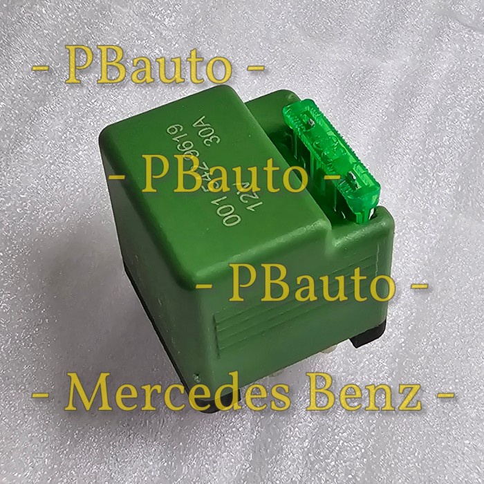 Relay Bensin w202 C180 C200 w124 E320 Masterpiece / Rellay Hijau Sekring Fuel Pump Pompa Mercedes