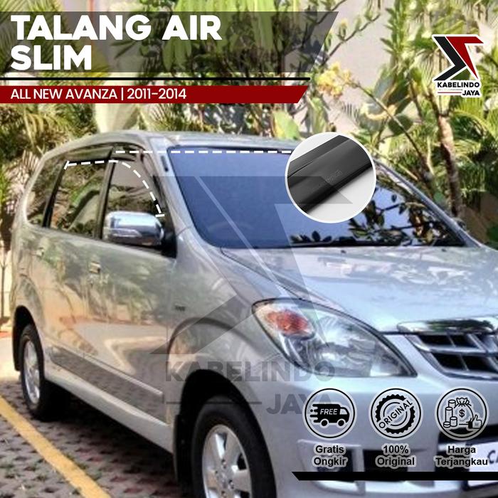 Talang Air Pintu Mobil Toyota All New Avanza 2011 2014 Model Slim 4 Pintu