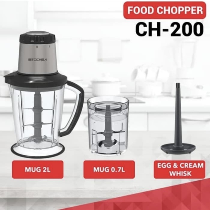 Food Chopper Mitochiba Ch200 / Mitochiba Chopper Ch-200