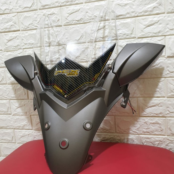 TAMENG SPION LIPAT WINDSIL CARBON PCX LOKAL 2018 PLASTIC ABS VND