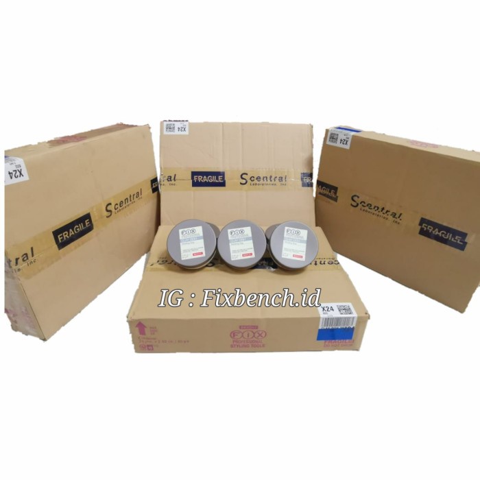 (GROSIR) Wax Fix Clay Doh Molding Professional Hair Pomade Import 80g