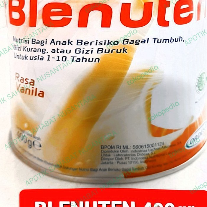 Barang Terlaris Susu Blenuten Up Blenut Up (Blenuten Medis) - 800 Gr Nutrisi Cod