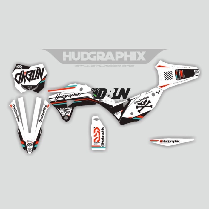 TERBARU (PREMIUM) DECAL KLX HUDGRAPHIX CUSTOM DECAL