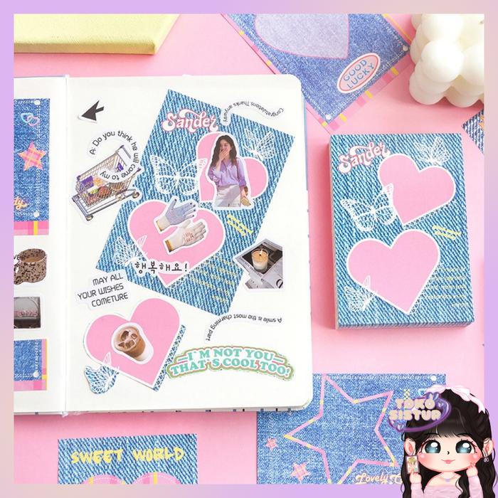 

MEMOPAD DENIM Catatan Tempel Gaya Koboi Catatan Tempel Gaya Koboi Sticky Notes Lucu