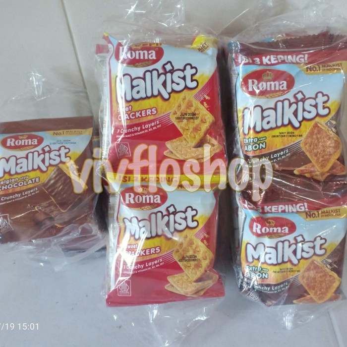

Roma Malkist Abon/ Malkist Coklat/ Malkist Crackers (10 x 27 gr)