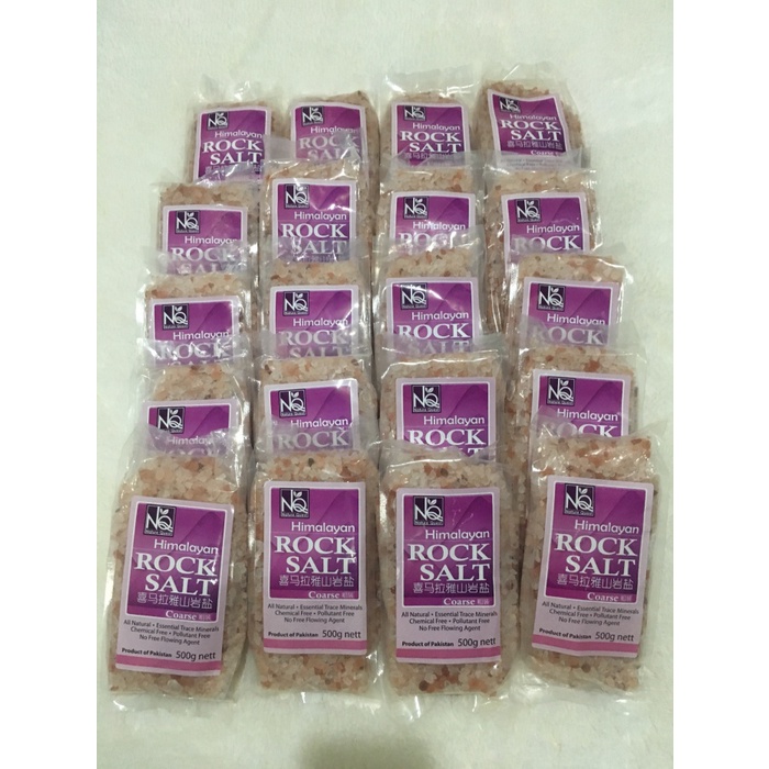 

Himalayan Salt - NQ Himalayan Rock Salt Coarse - Garam Himalaya Kasar