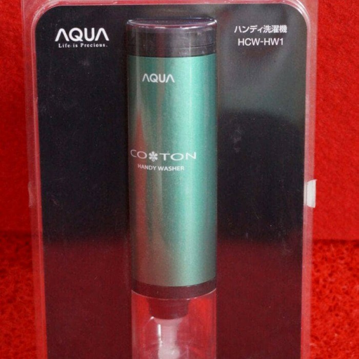 Mesin cuci portable ni AQUA COTON made in Japan HCW-HW1 HCWHW1 DiskonJual MurahHarga DiskonObral
