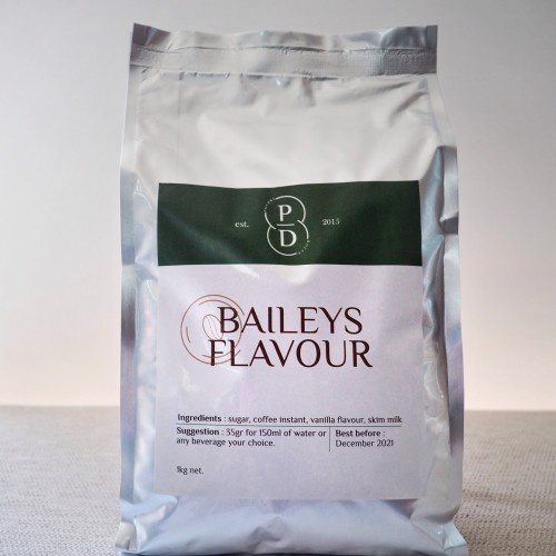 

Ready Stok" Baileyss Powder/Irish Powder Bubuk Perisa Pudding Cake