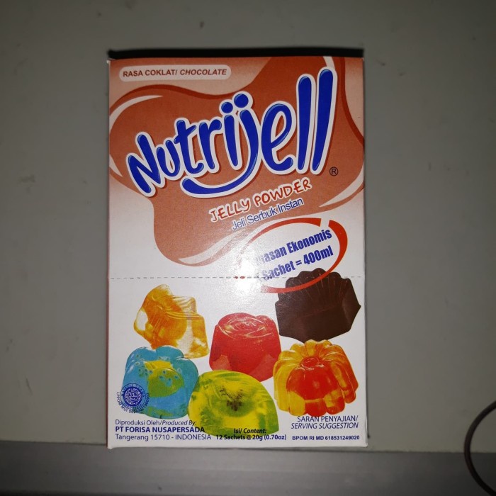 

Ready Stok" Nutrijell Coklat 20 Gr X 12 Sac