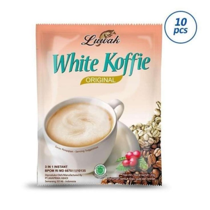

Luwak White Coffee Original [20gr/200Pcs/1dus)