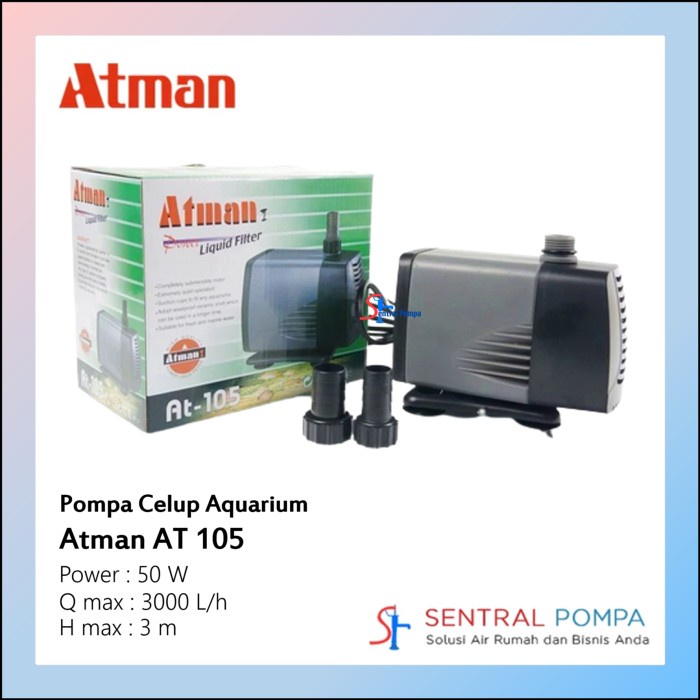 Atman AT 105 Pompa Celup Aquarium