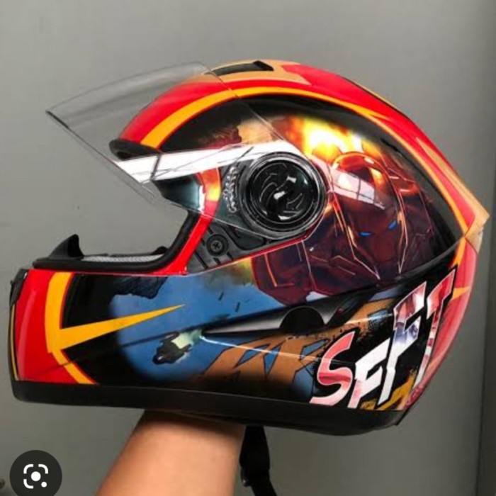 KACA HELM MDS MODULAR PRO RIDER PROVENT ORIGINAL VISOR