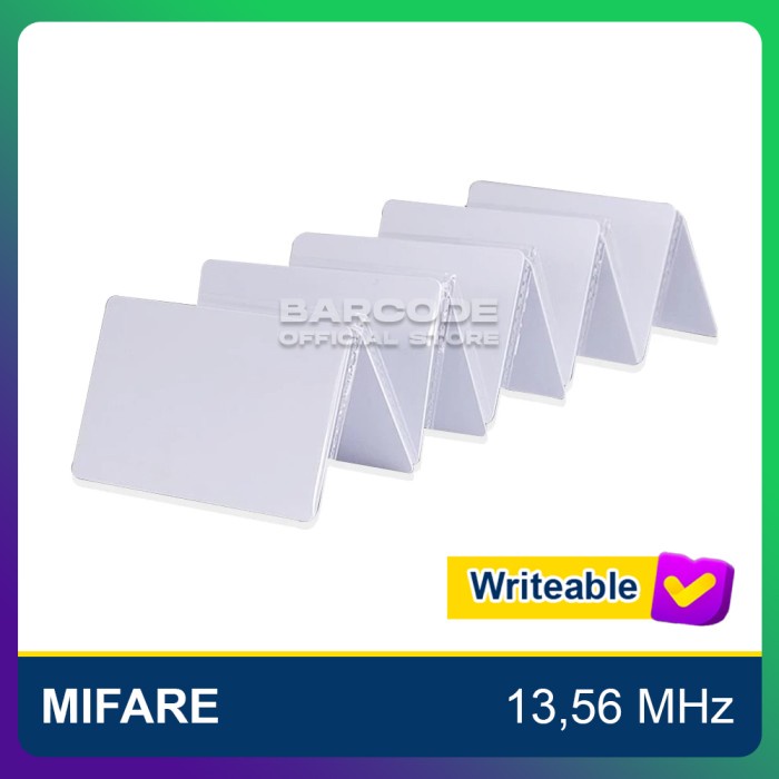 

1 Pack Writeable Kartu RFID fare 13.56 MHz PVC ID Card Rewriteable