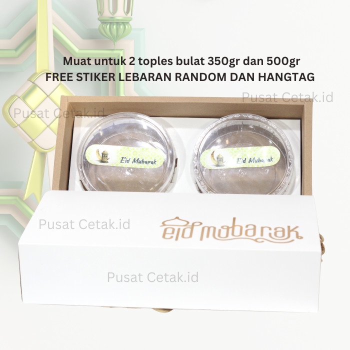 

Kotak Kue Kering Toples Lebaran hampers parcel paket idul fitri