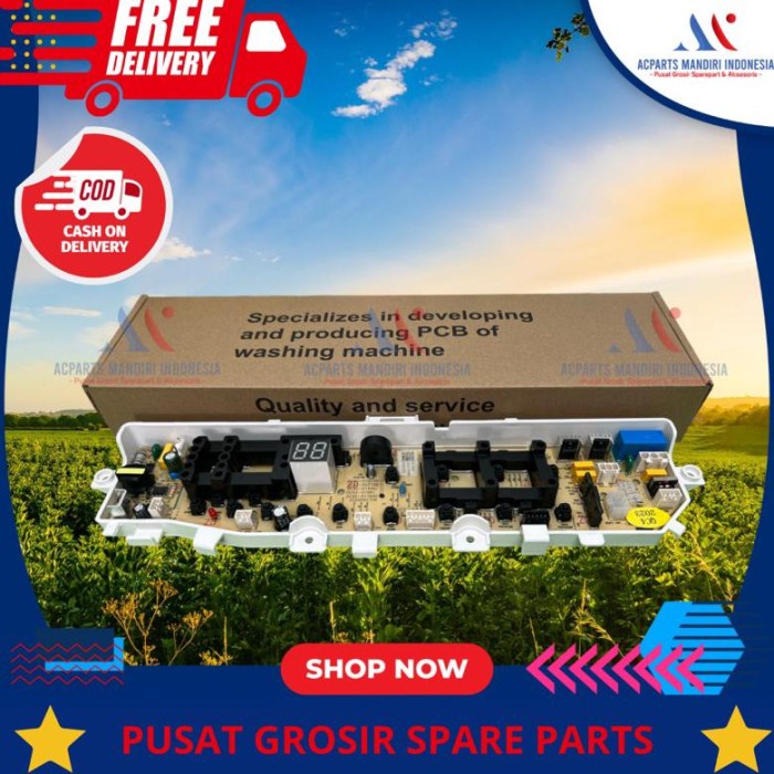 SAMSUNG 9,5Kg WA95J5710SG ( WA95J5710SG/SE ), Modul pcb mesin cuci Top Loading