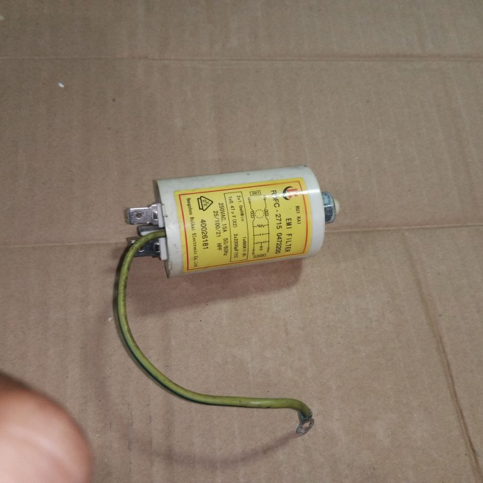 noise filter mesin cuci samsung