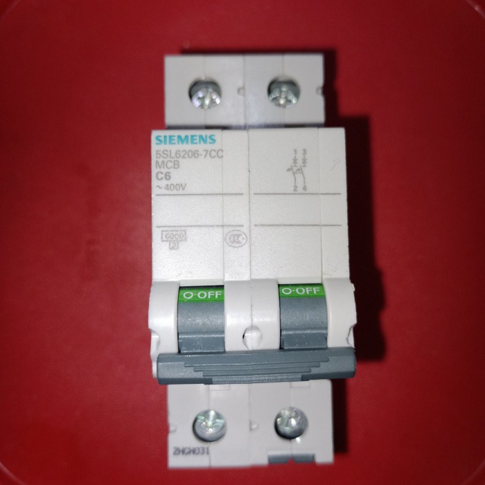 MCB SIEMENS 2P/6A ,10A
