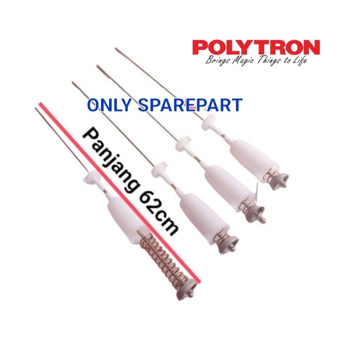 KAKI PER GANTUNG MESIN CUCI POLYTRON TOP LOADING 1 SET