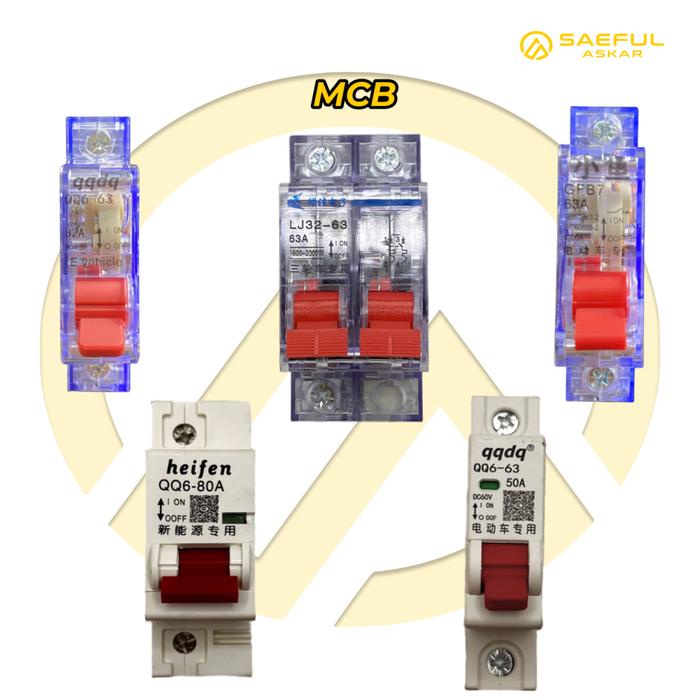 MCB Stop Kontak Sepeda Listrik Roda 3 Listrik Motor Listrik