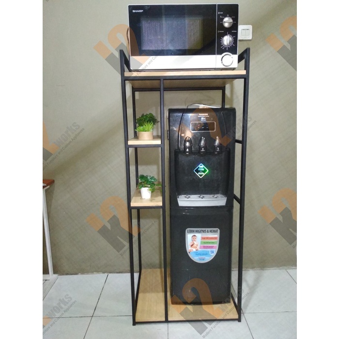 TERUJI Rak Dapur Dispenser dan Microwave Custom K73