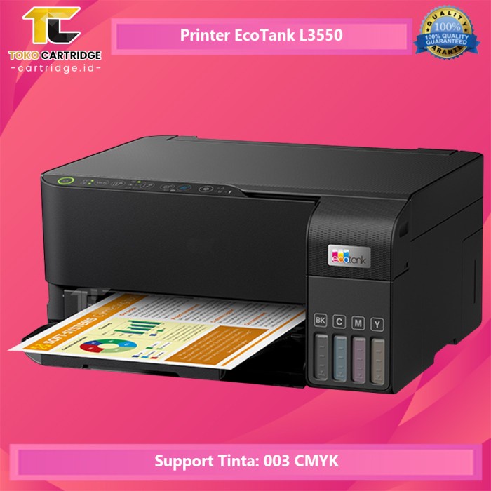 Printer Ecotank L3250 / L3256 / L3550 / L3556 Print Scan Copy AIO Wifi Eco Tank L3256 L3250 L3556