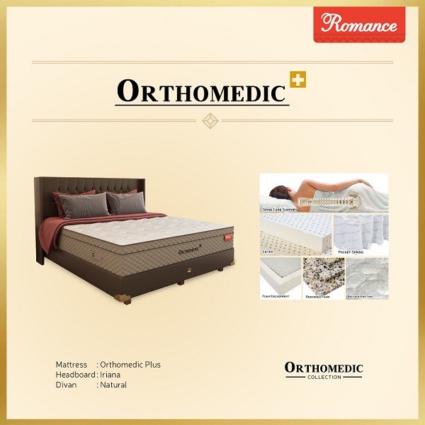 Springbed Romance Uk 120X200 Romance Orthomedic Matras Only