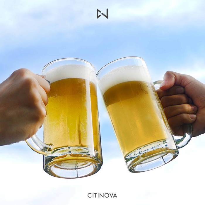 Gelas Kaca Citinova Domingo/ Gelas Beer/ Gelas Besar/ Varian 1 Pcs