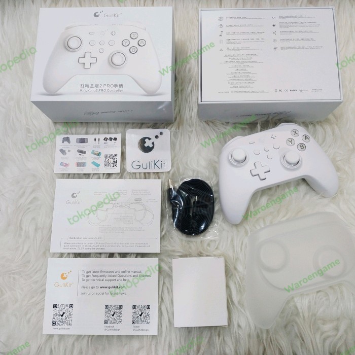 Bisa Grab Gulikit Kingkong 2 Pro Stick Controller Nintendo Switch Pc Hp White