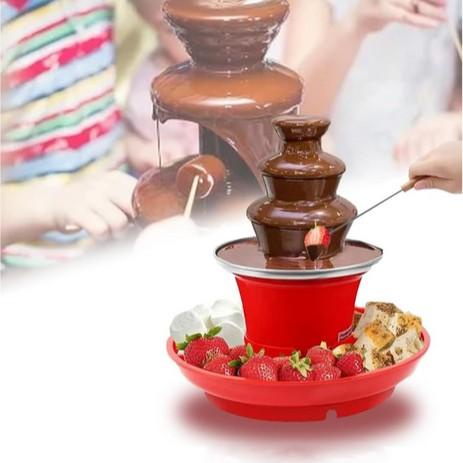 Mesin Chocolate Fondue Mesin Coklat Fountain Mesin Coklat Air Mancur Wadah