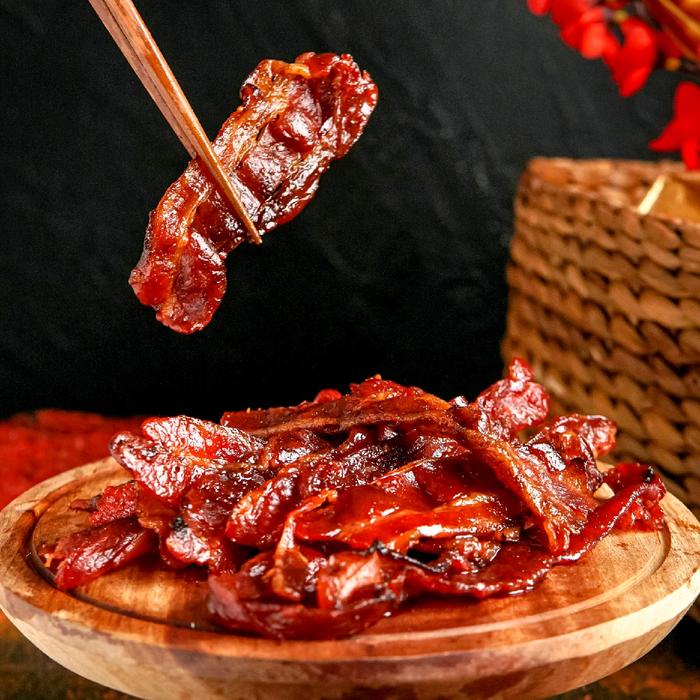 

terbaru !!! dendeng babi kering slice bacon ready