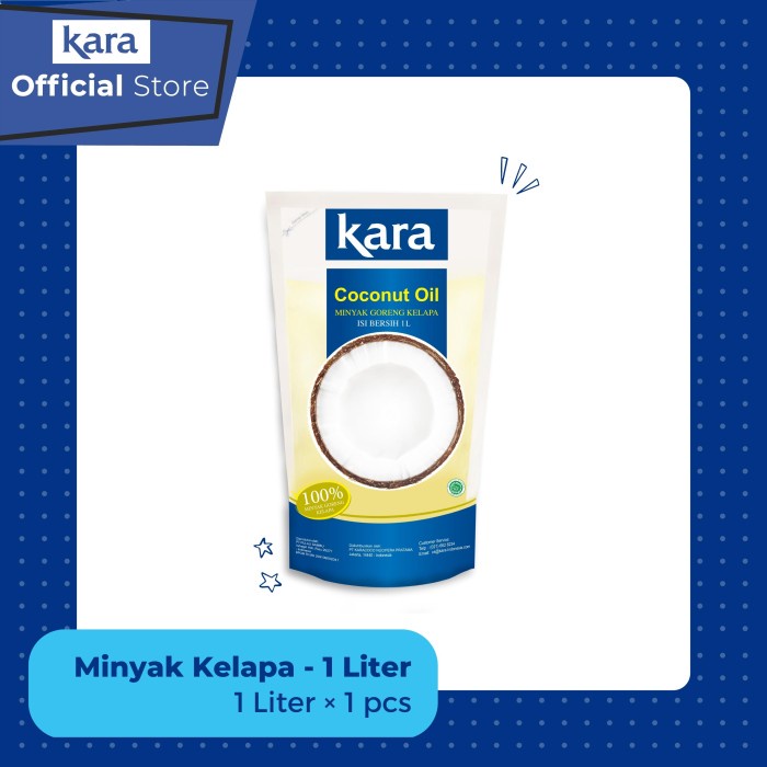 

Kara Minyak Goreng Kelapa (Coconut Cooking Oil) 1L - 1Pouch