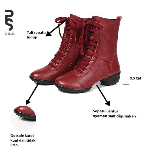 KAMILA FULL - Sepatu Dansa Latin/ Line Dance Boots