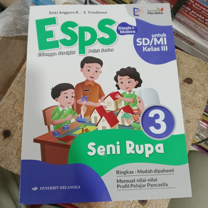 

SALE !!! ESPS SENI RUPA SD KELAS 3 ERLANGGA KURIKULUM MERDEKA READYY