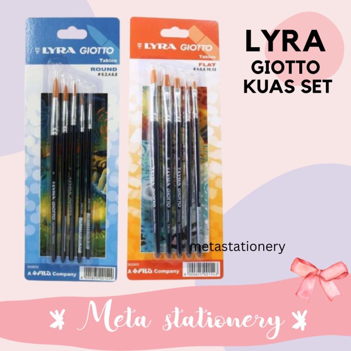 

Brush Paint Set / Kuas / Kuas Lukis Set Lyra Giotto ( Isi 5pc ) DiskonJual MurahHarga DiskonObral