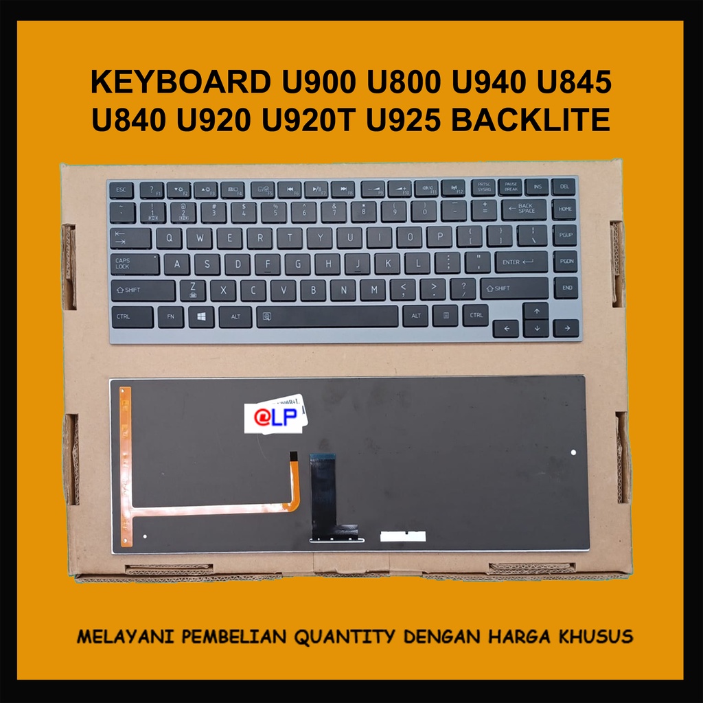 Keyboard Toshiba u900 u940 u845 u840 u920 u920t u925 Backlite