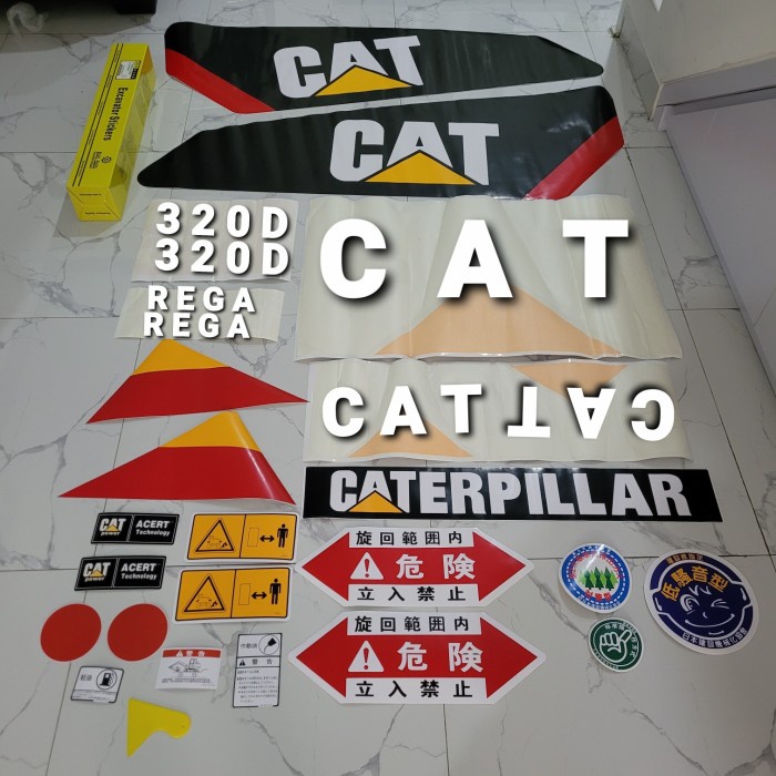 sticker Excavator CAT 320D