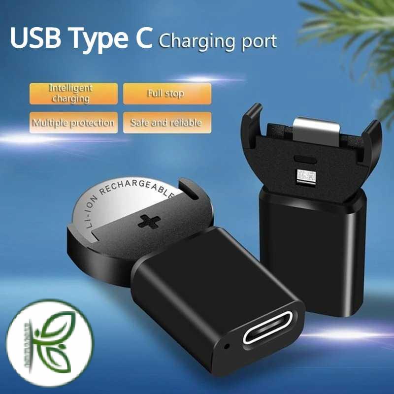 BCASE Charger Baterai Kancing Li-ion LIR2032 LIR1632 USB Type C - BC42