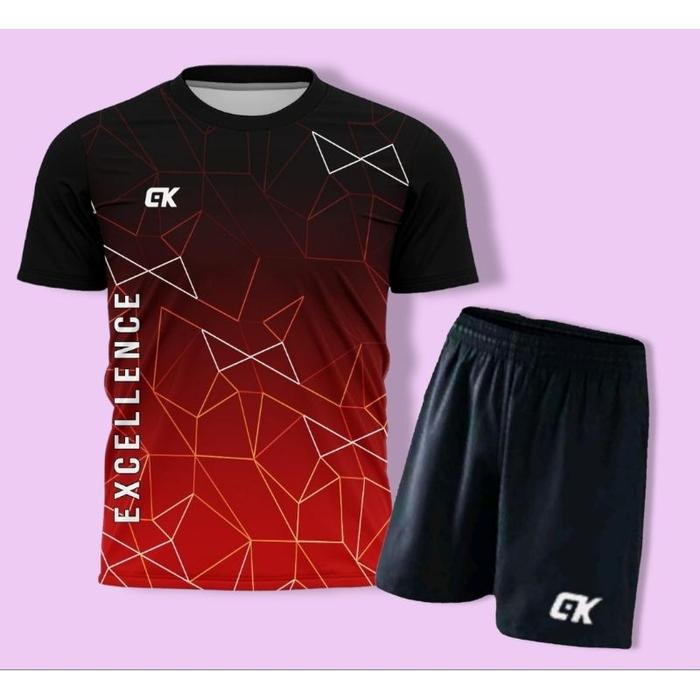 BERKUALITAS TRBR 008 ( COD )ATASAN & STELAN BAJU OLAHRAGA PRIA/WANITA BAJU BADMINTON BAJU VOLI