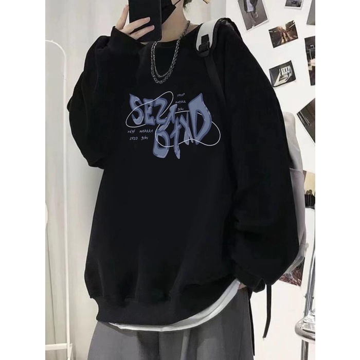 TERLENGKAP A0639.Hoodie Wanita Gaya Korea Fashion Sweter Wanita Ukuran Besar Pakaian Wanita Gaya
